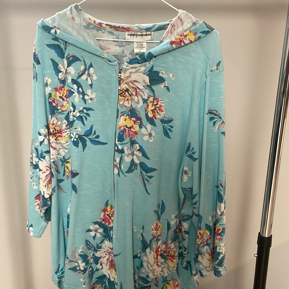 BRAND NEW Cathy Daniels Full Zip Super Soft Hoodie XL